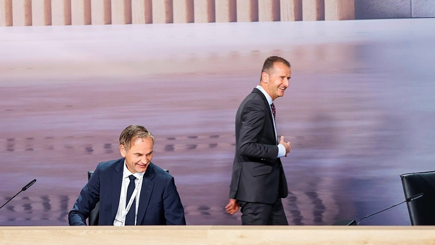    Оливер Блюме (слева) и Герберт Дисс