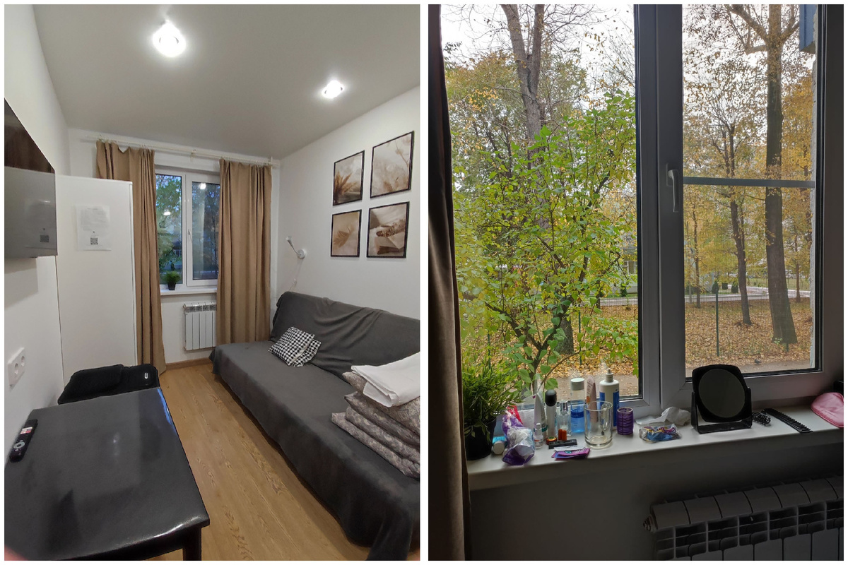 Студия и вид из окна