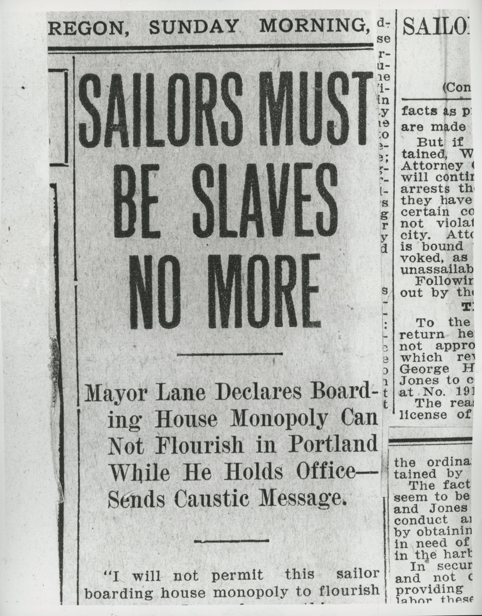 Статья "Моряки больше не должны быть рабами" (1908 год)