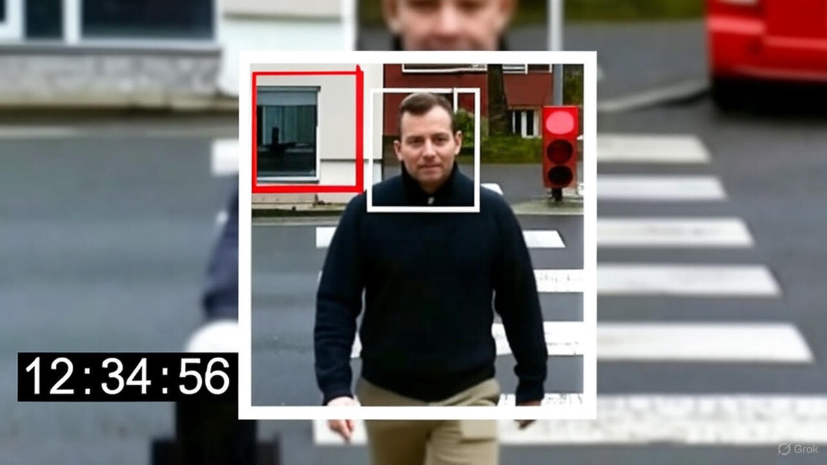 Распознование лица. Grok.