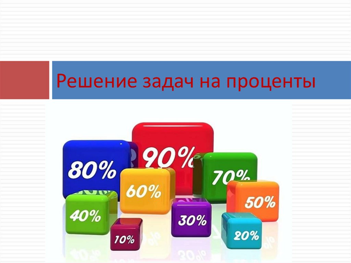 Решение задач на проценты