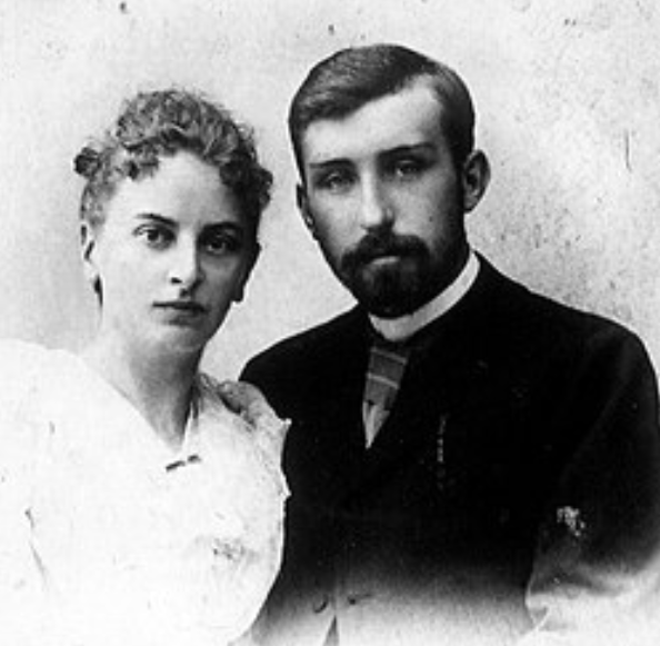 Инесса Арманд с мужем Александром Армандом, 1895 год