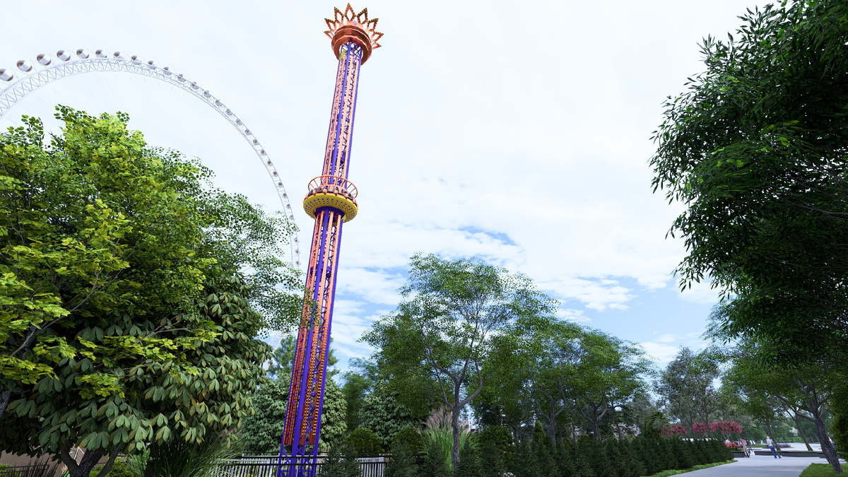 Рендер нового аттракциона ЦПКиО