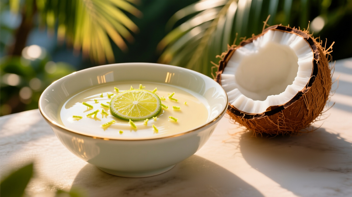 Кокосово-лимонный крем