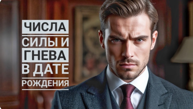 Числа силы и гнева в дате рождения
