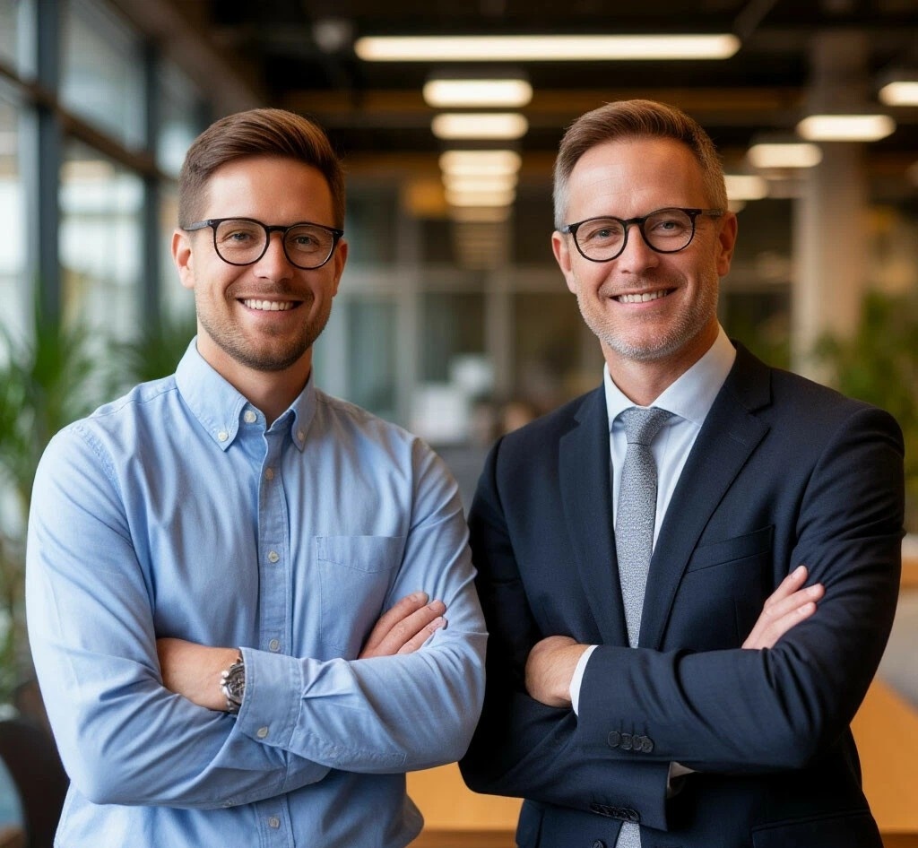 Бизнесмены.