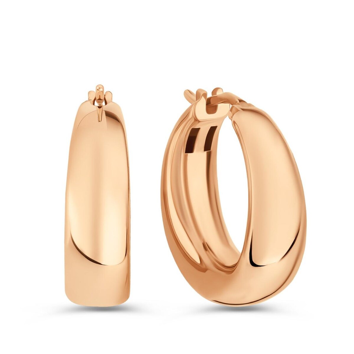 Золотые серьги-конго, 585 Золотой