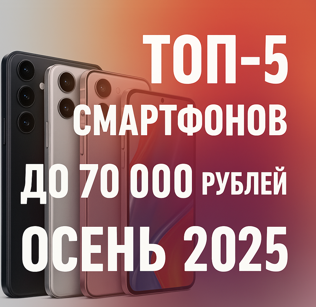 📸 Флагманские фишки без флагманского ценника От камер с искусственным интеллектом до OLED-дисплеев и быстрой зарядки — что умеют смартфоны до 70 000 рублей в 2025 году?
