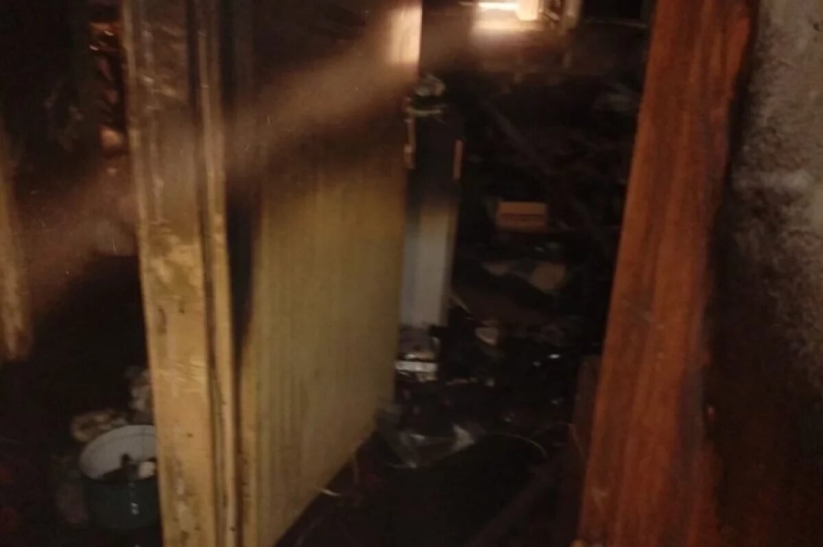    В Рыбинске спасли двух человек из пожара