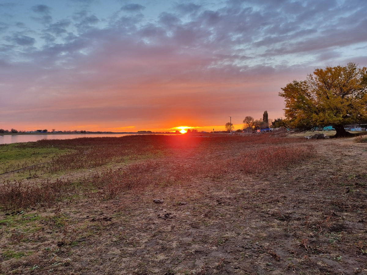 Закат над Бакланьем