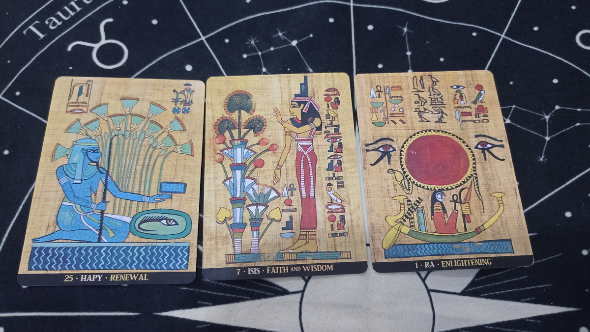 Расклад на Оракуле Египетских Богов на тему: На что нужно обратить внимание в ближайшее время?