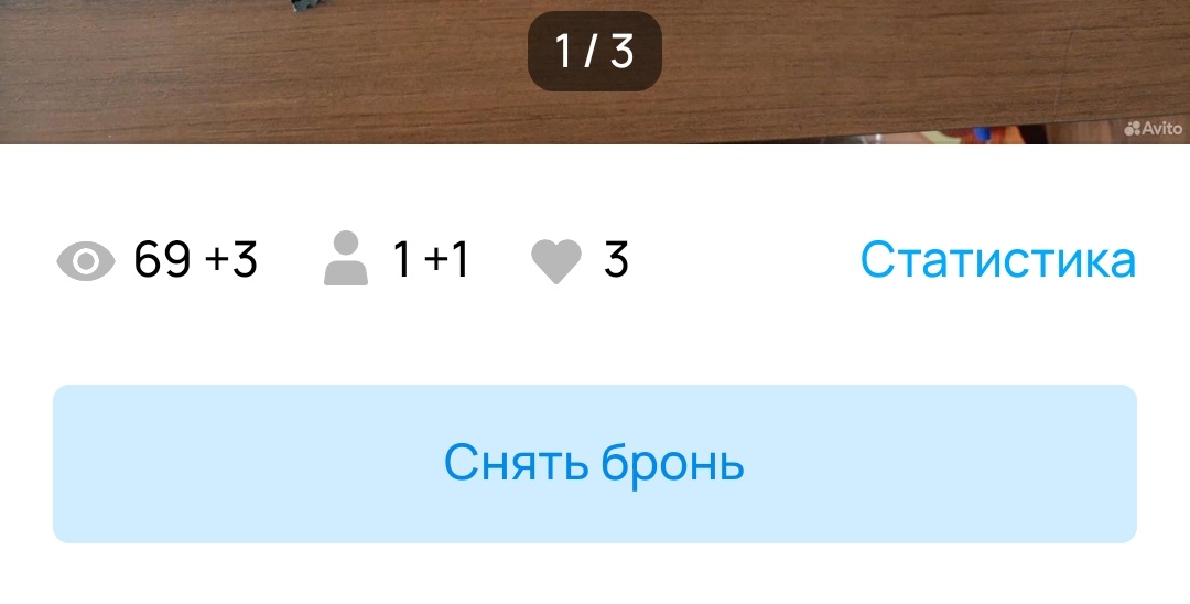 Статистика за месяц по лоту, скрин автора