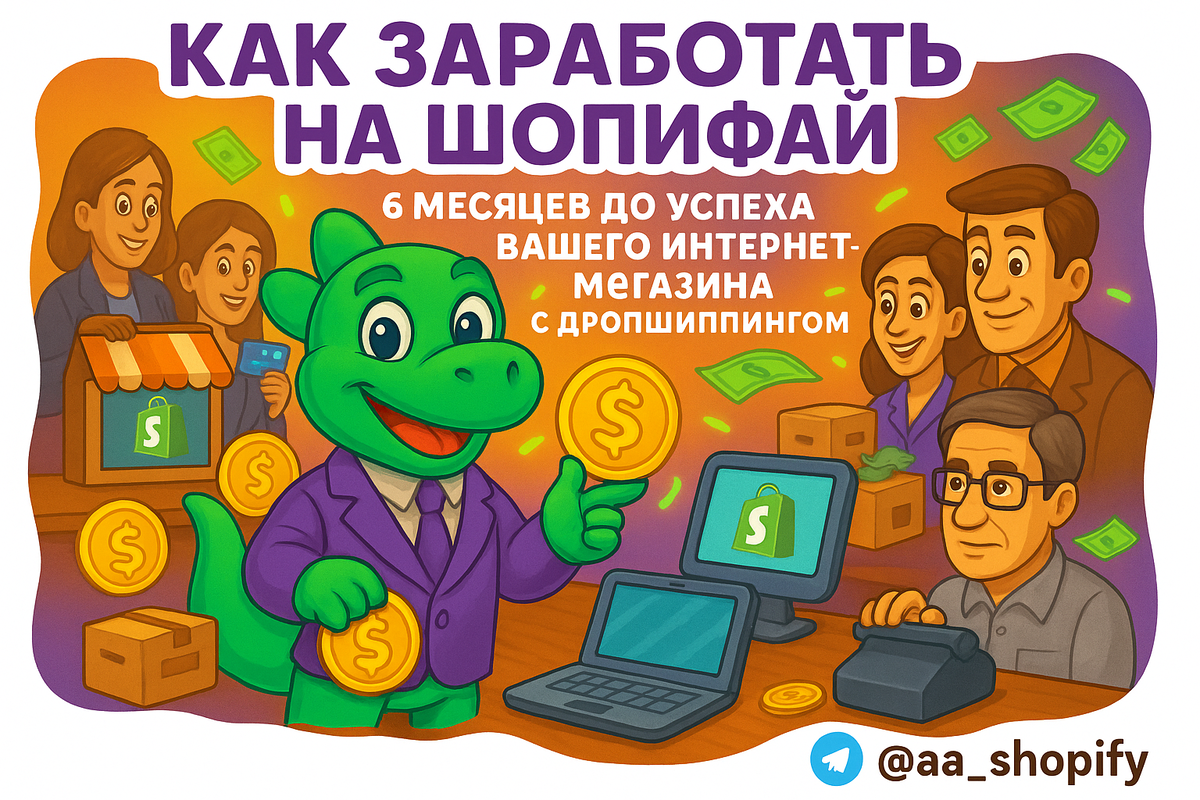    Как заработать на Шопифай: 6 месяцев до успеха вашего интернет-магазина с дропшиппингом aa_ecom