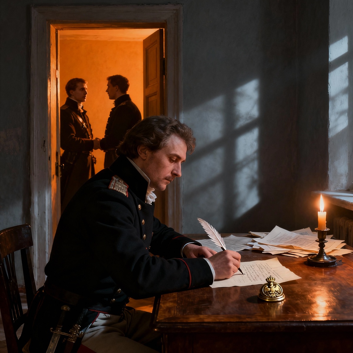 Член тайного общества пишет донос на товарищей, обещание награды за предательство, 1825 год