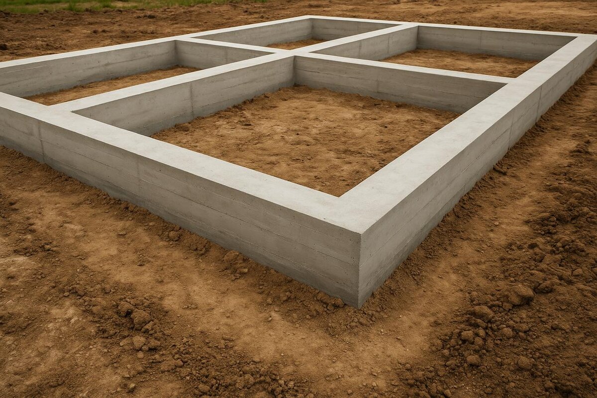 Ленточный фундамент