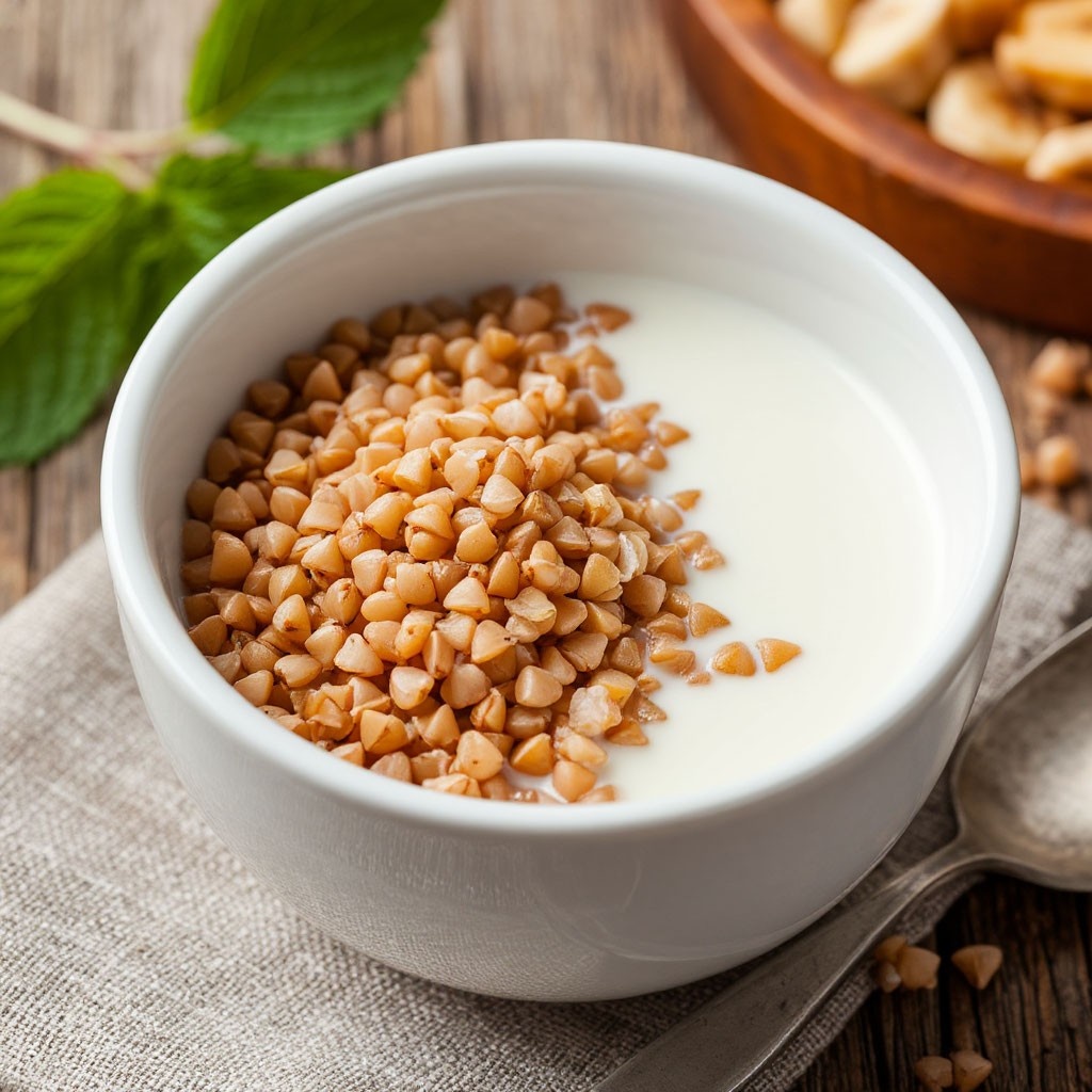 Гречка с молоком вкусный и полезный завтрак