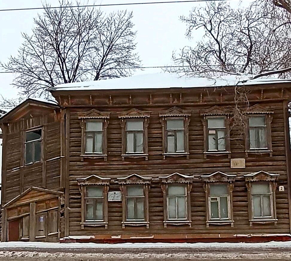 Дом дореволюционной постройки в центре Ульяновска