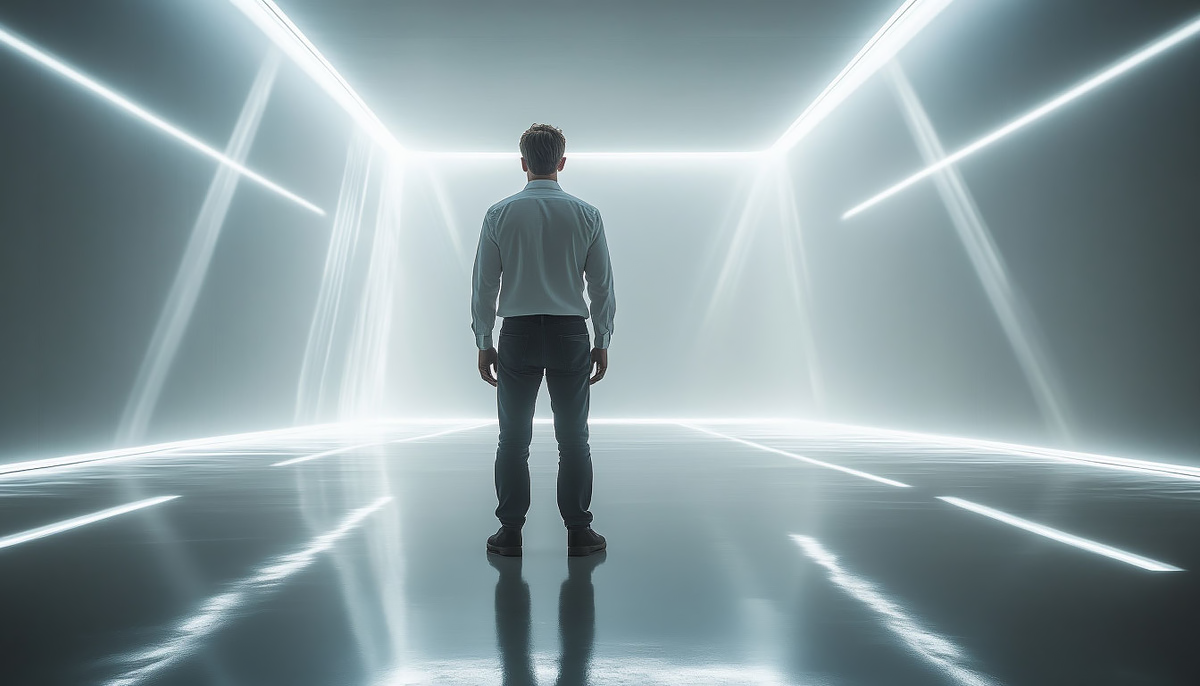 Клаус Фишер оказался в каком-то светлом помещении.