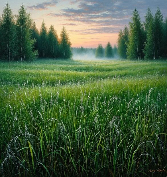 Ой луг какой прекрасный! Вот бы босиком бежать по нему!