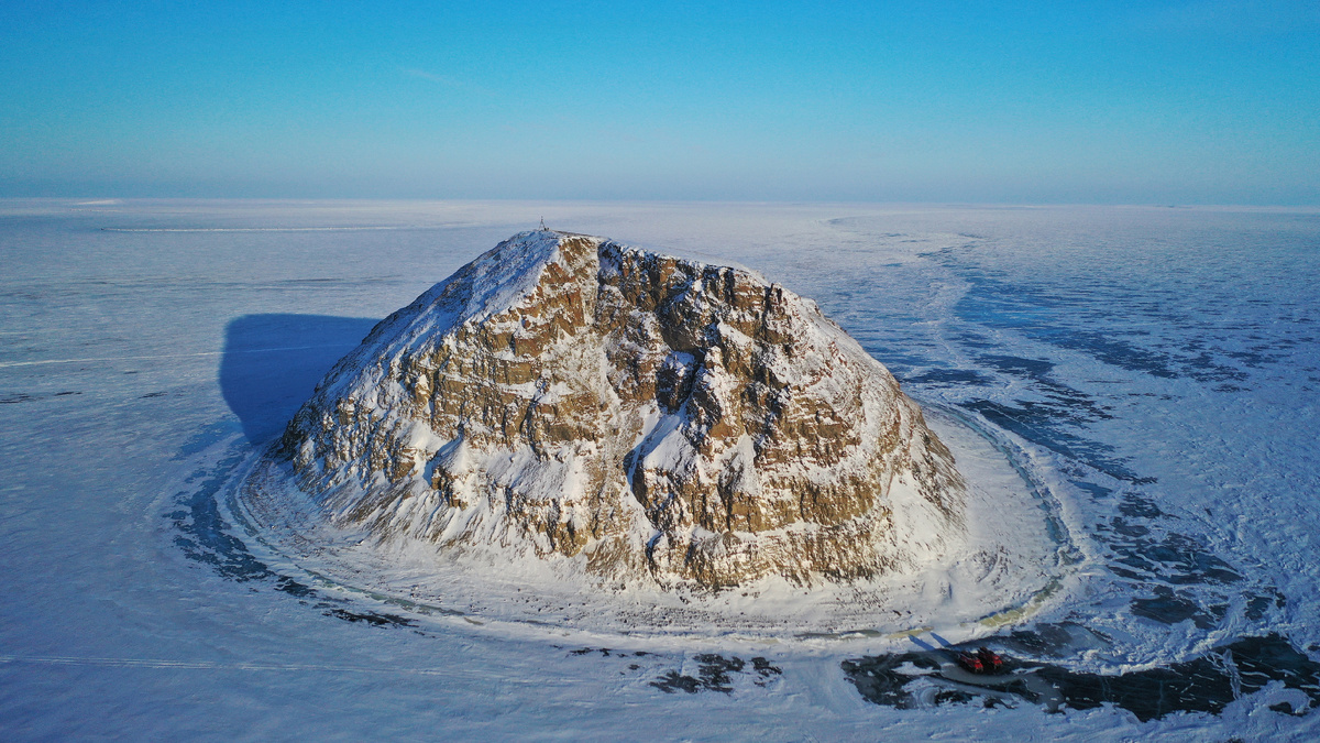 Остров "Столб" в дельте Лены