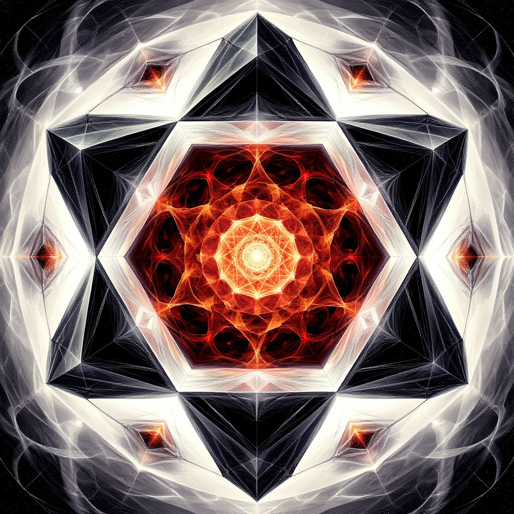 Иллюстрация "Инферно в идеальном механизме" создана сетью Шедеврум