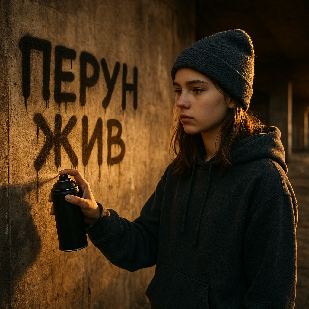 "Перун Жив" Арт нейросети