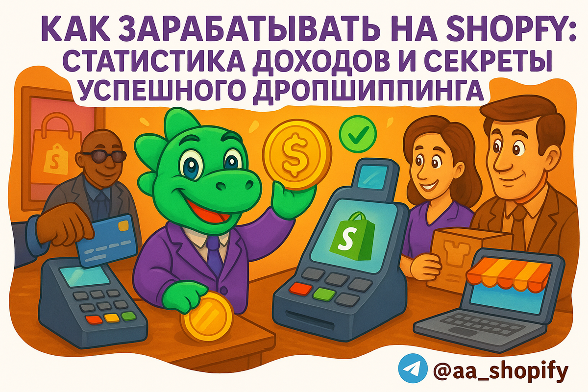    Как зарабатывать на Shopify: статистика доходов и секреты успешного дропшиппинга в США и Европе aa_ecom