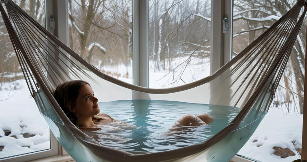 Переносная ванная-гамак: зимний эликсир комфорта и тепла