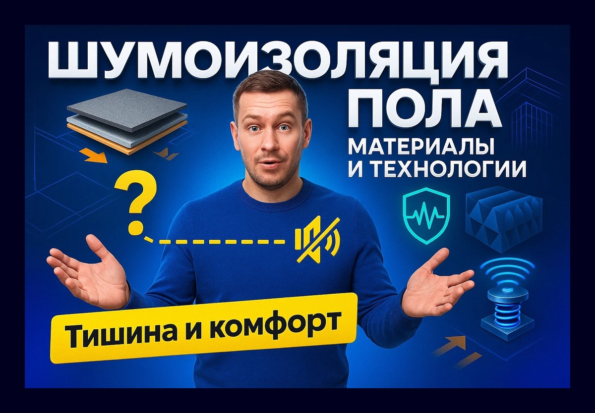 Шумоизоляция пола