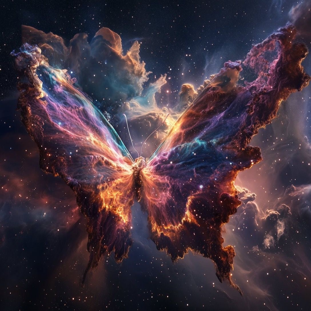 Полёт Бабочки между роями Душ…