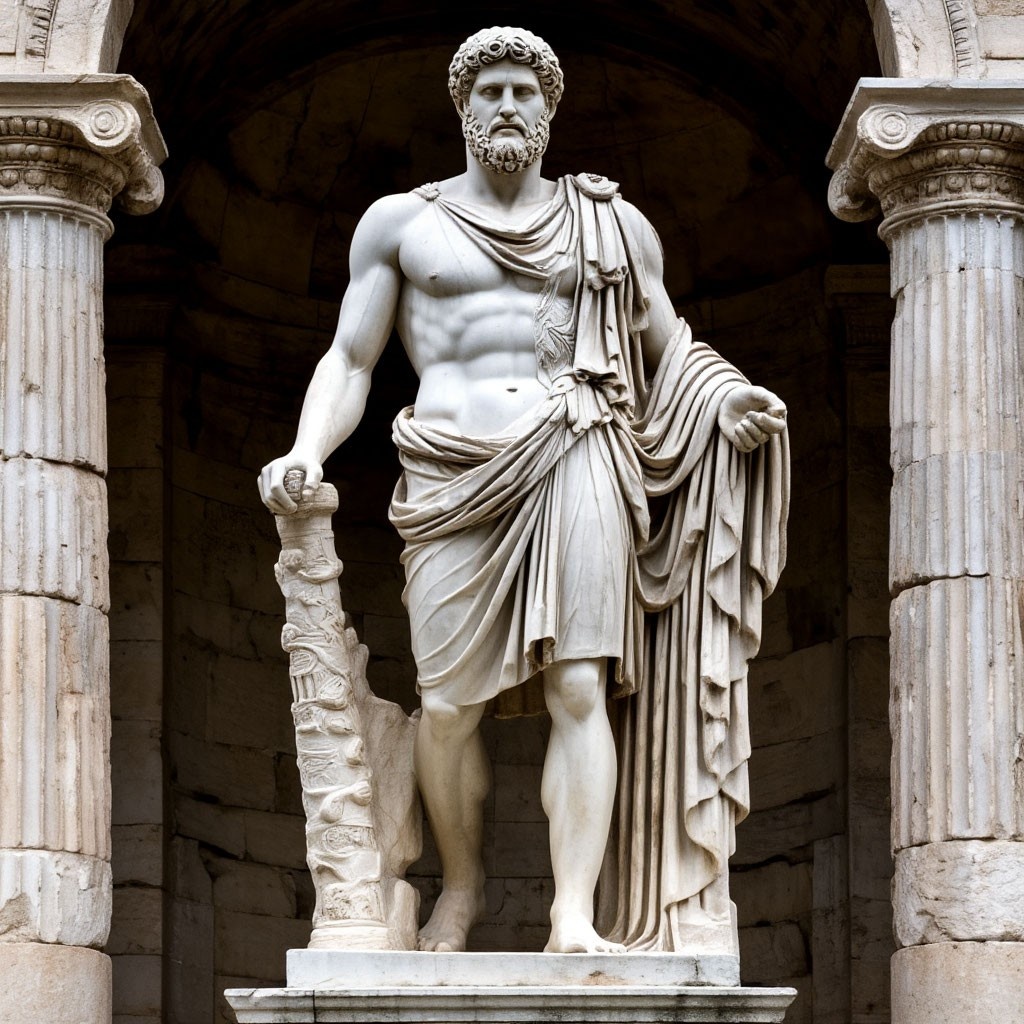                          Статуя в древней Греции