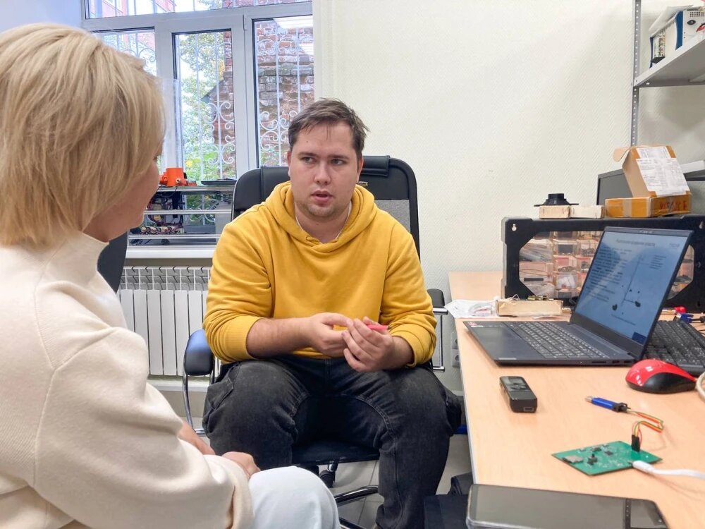    Магистрант ТУСУРа Олег Кустов, © Никита Гольцов