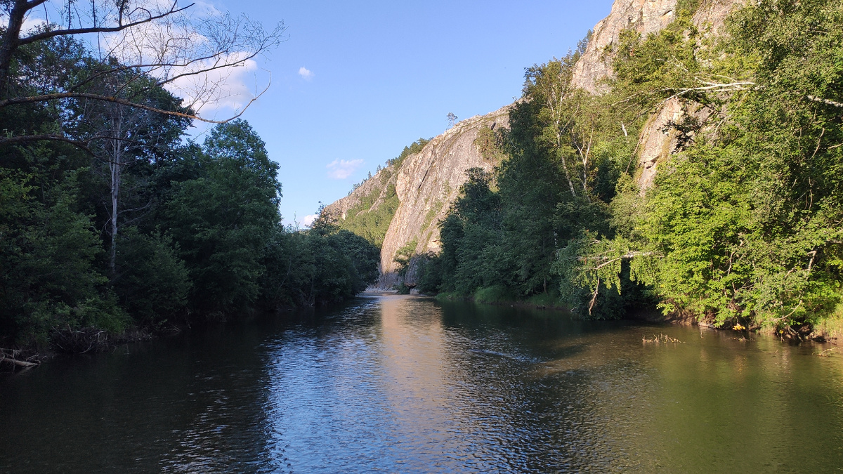 Фото мое. Мурадымовское ущелье. Башкортостан. река Ик.