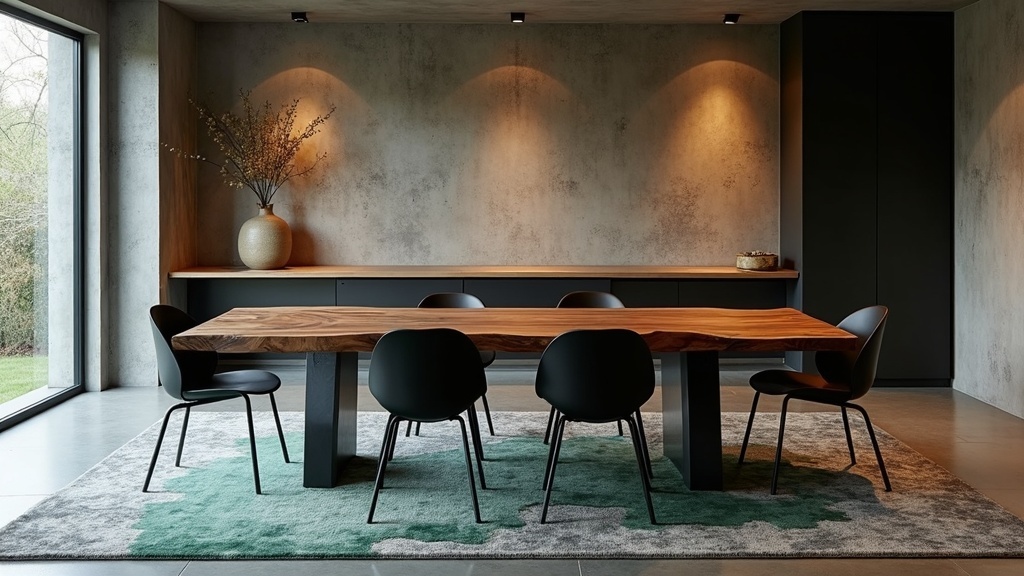    Как подобрать идеальный ковер под обеденную группу в стиле лофт? Узнайте секреты выбора размер, материала и цвета для уютного интерьера! admin