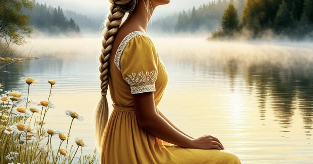 Традиционная русская коса-культурный символ или оберег.