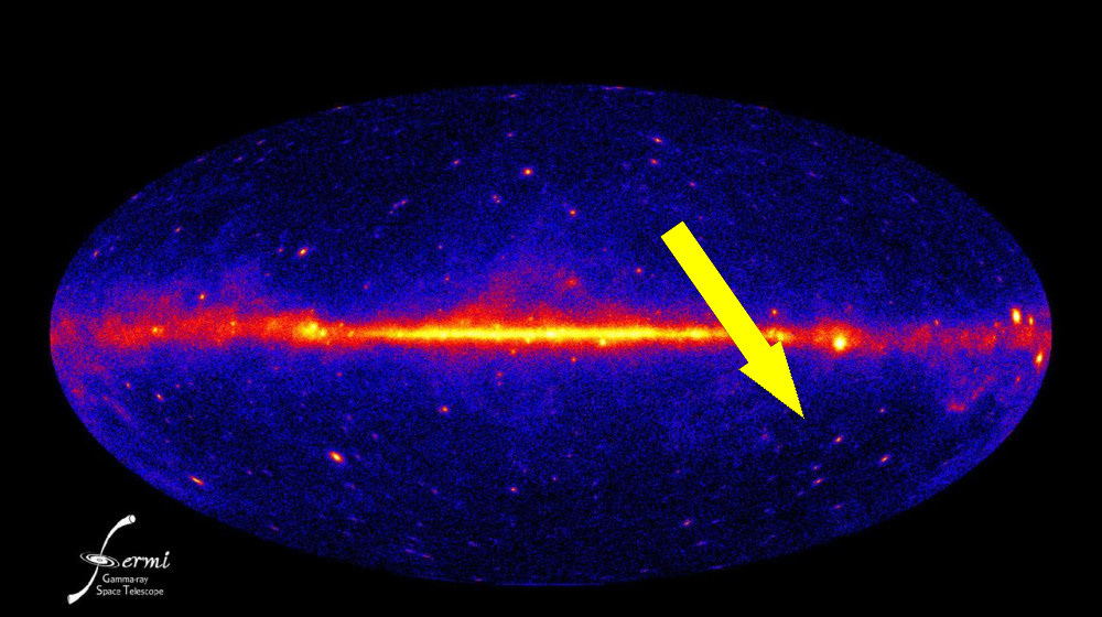    Таинственный свет в центре Млечного Пути может коренным образом изменить теорию космоса