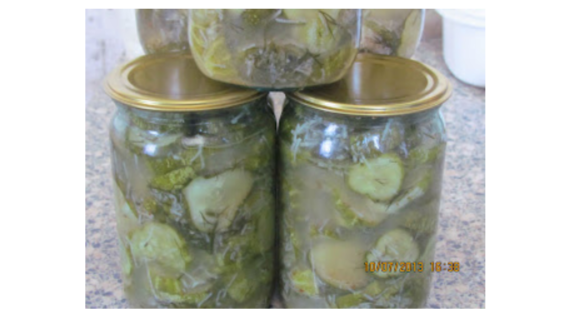 Салат на зиму из огурцов