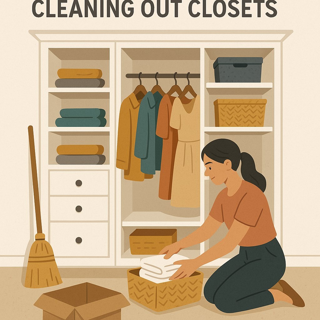 Уборка шкафов дома