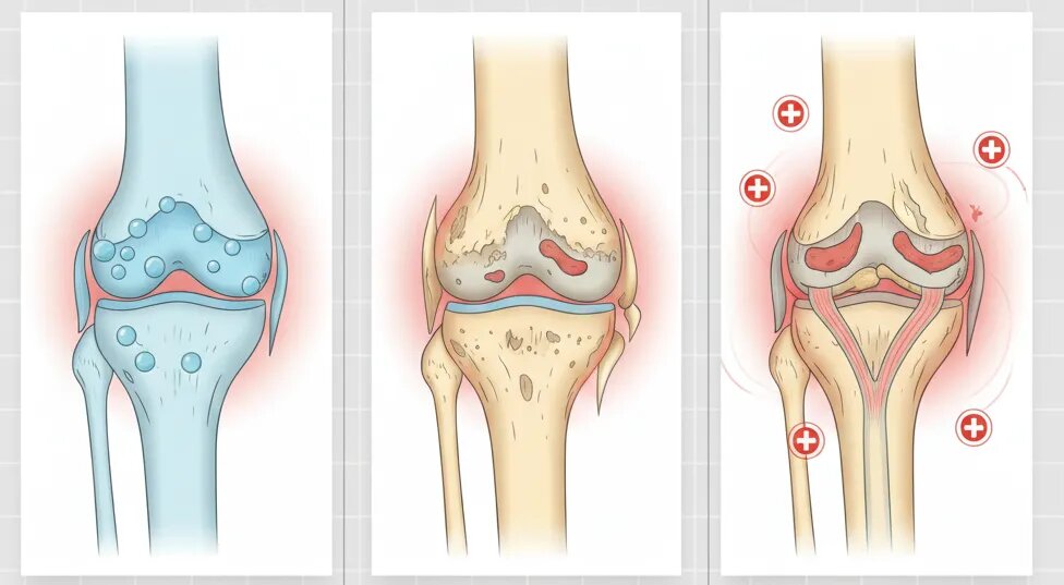 Причины хруста в коленях
