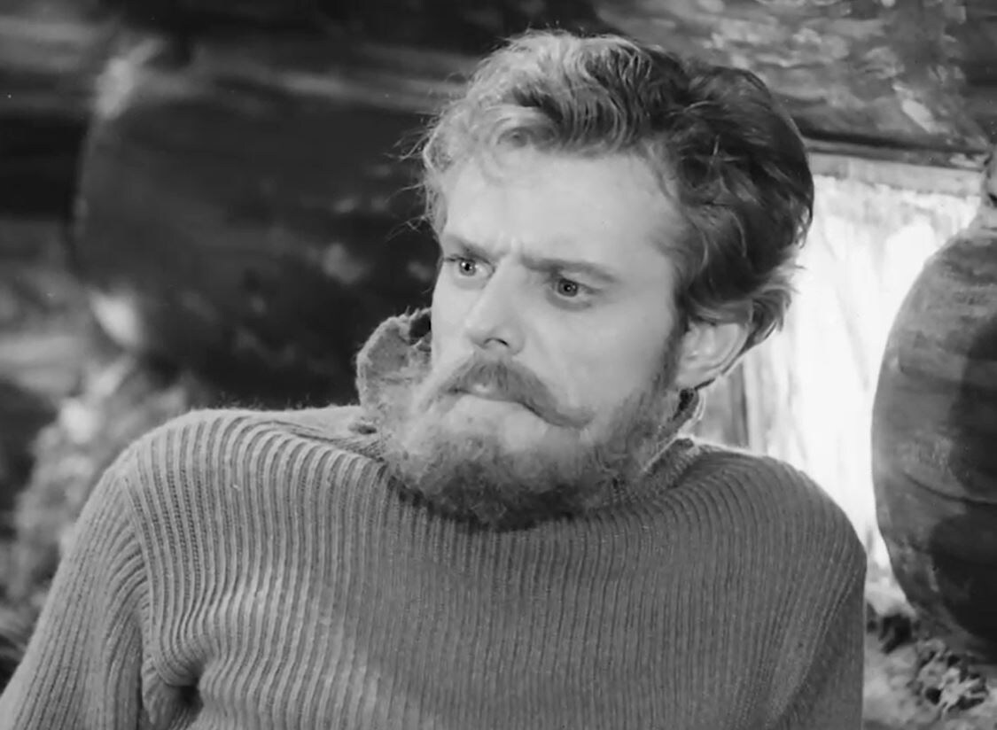 Кадр из телефильма "Однодневная стоянка" (1957)