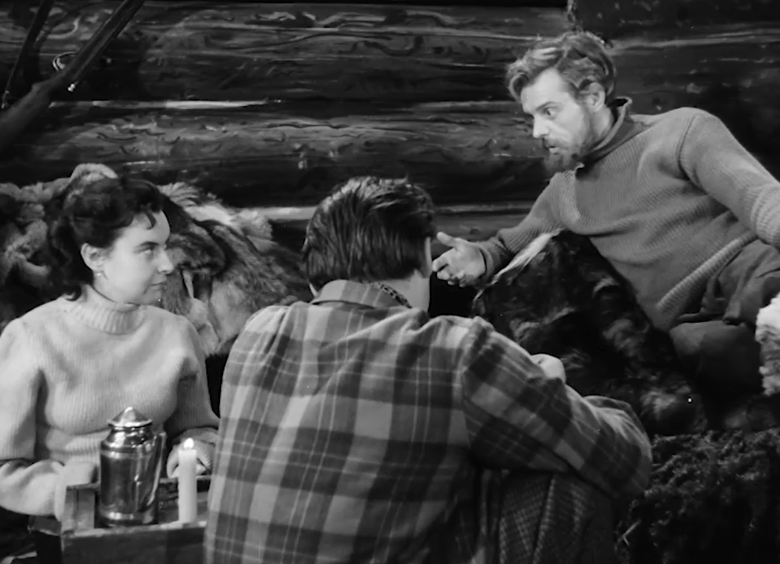 Кадр из телефильма "Однодневная стоянка" (1957)