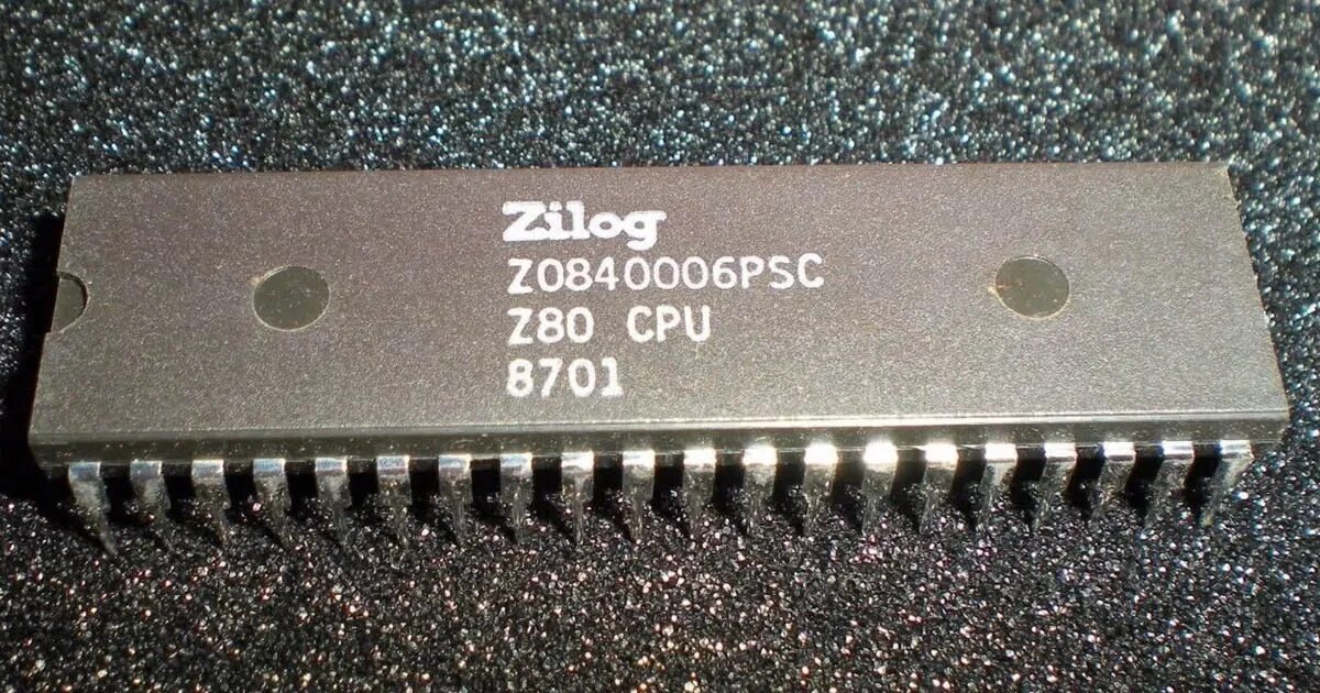 Процессор Z80, используемый в ZX-Spectrum и других 8-битных компьютерах, используется и в наше время в различных устройствах и приборах