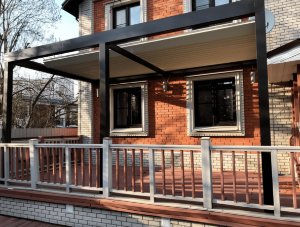 Пергола сдвижные ламели