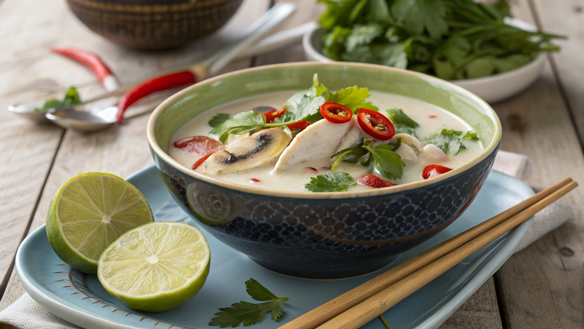 Фото: Тайский суп Том Кха Гай