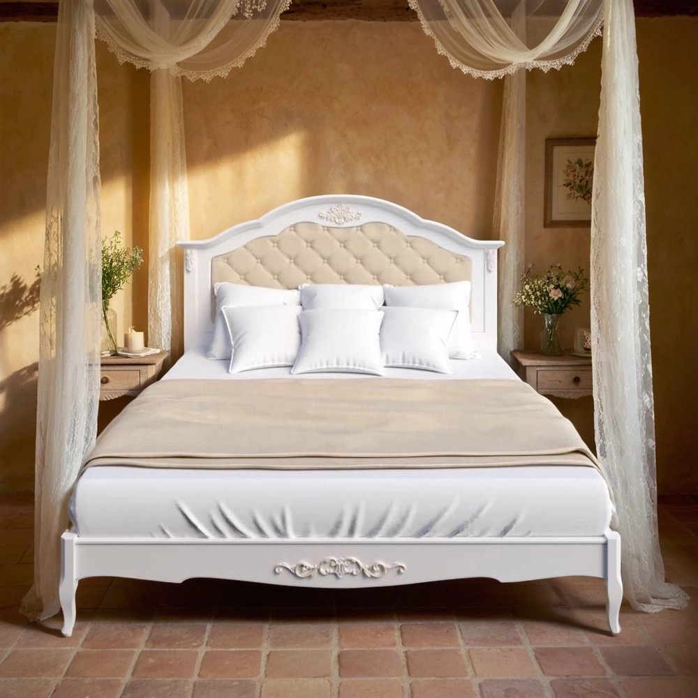 Кровать с мягким изголовьем 180*200 В218