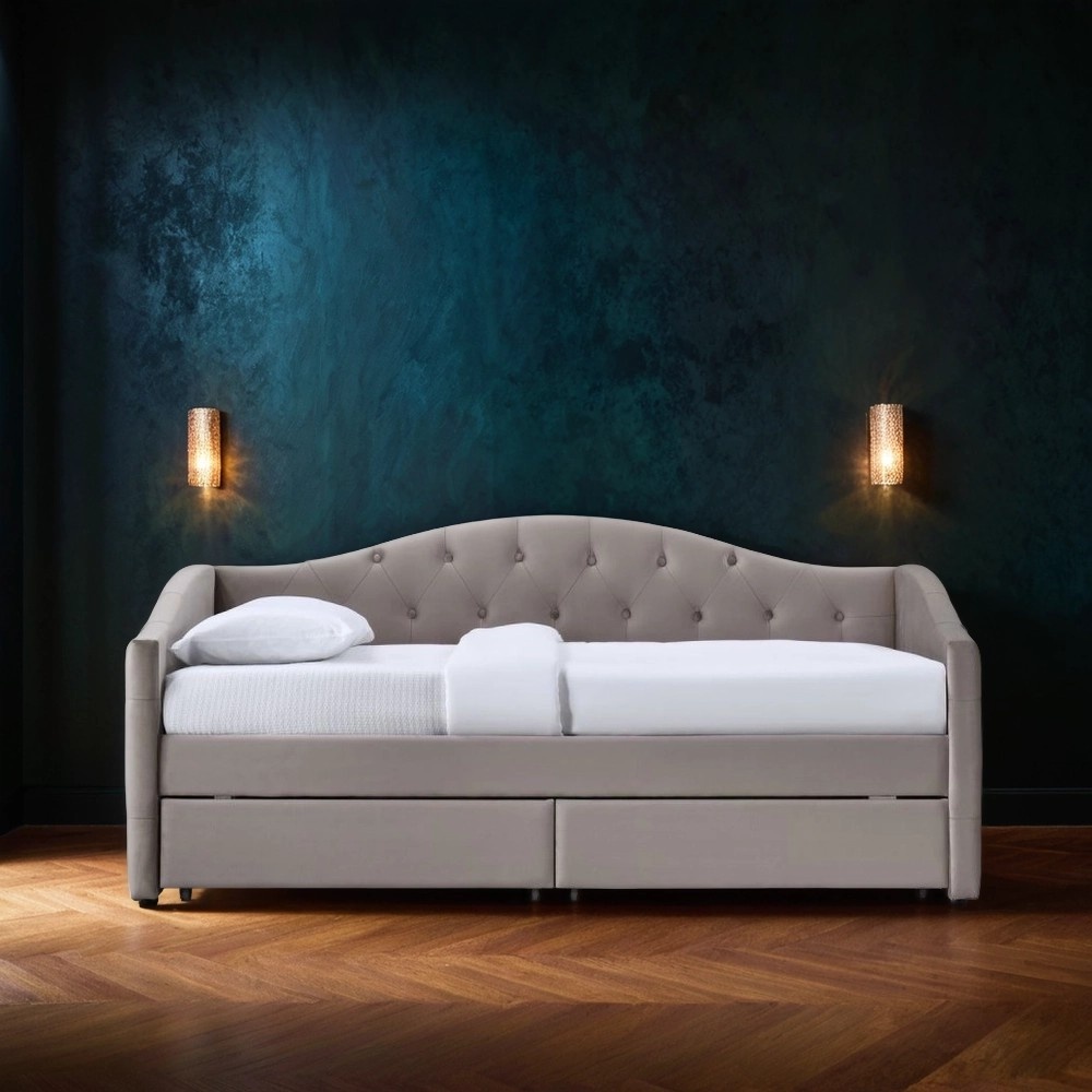 Кровать Halmar ALOHA (бежевый) 90/200