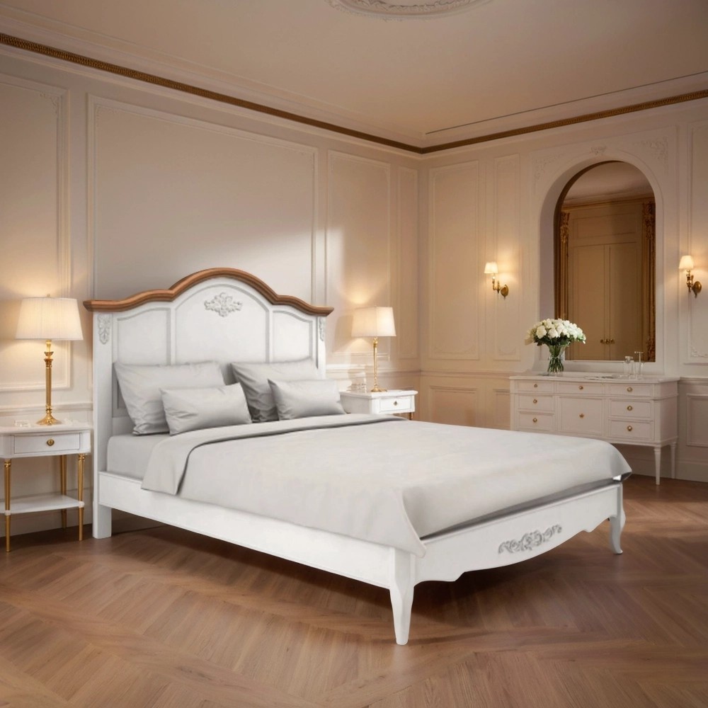 Кровать с жесткой спинкой 120*200 W202