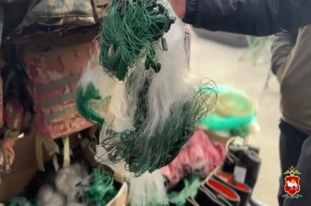    В Челябинской области изъятые у продавцов рыболовные сети передадут на СВО