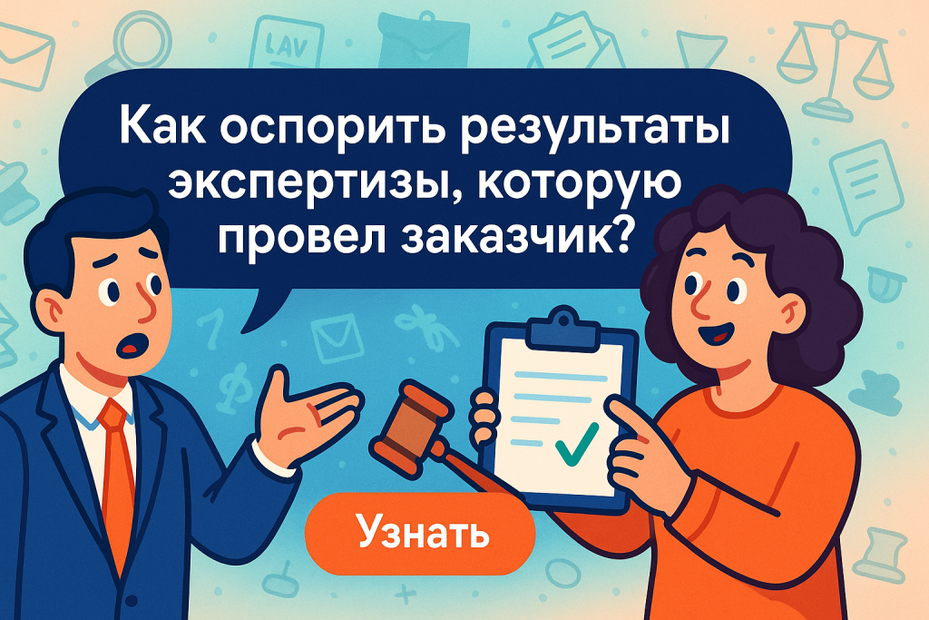    Как оспорить результаты экспертизы, которую провел заказчик?
