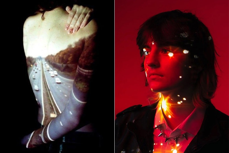    Два снимка с разными идеями и настроением, которые объединяет использование проектора в световой схеме / Фото: nickfancher.com